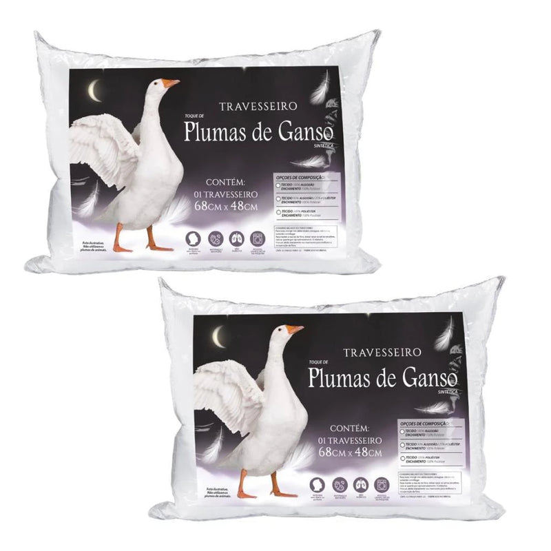 Travesseiro Pluma de Ganso Premium