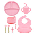 Conjunto Completo de Talheres de Silicone para Bebês