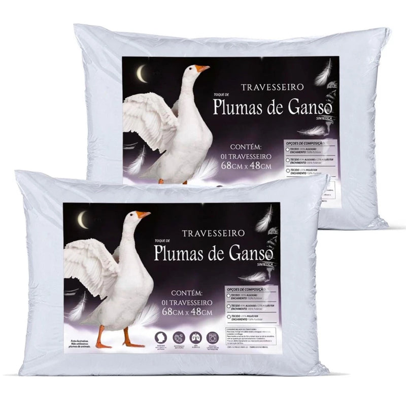 Travesseiro Pluma de Ganso Premium