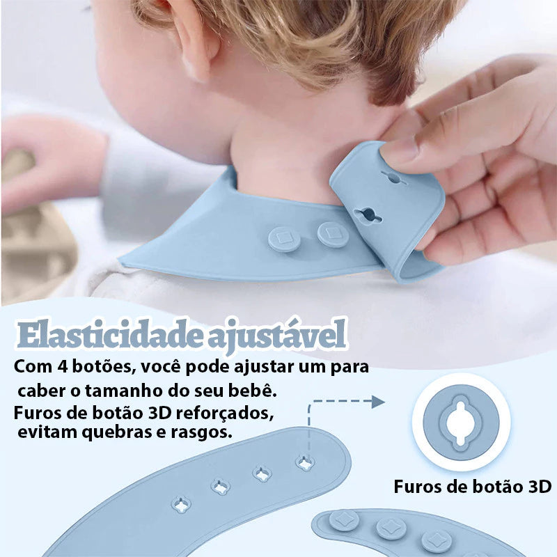 Conjunto Completo de Talheres de Silicone para Bebês