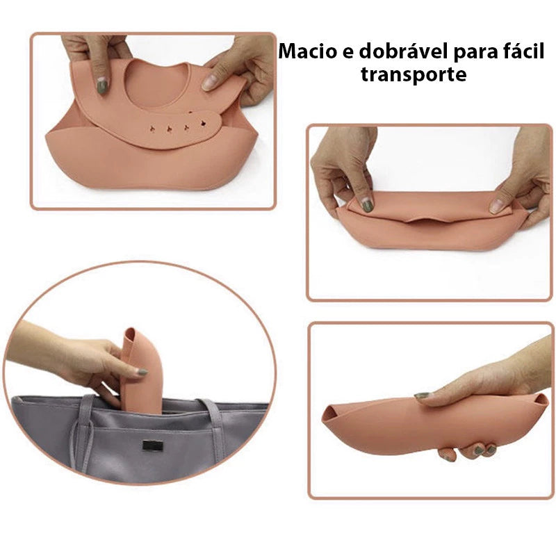 Conjunto Completo de Talheres de Silicone para Bebês